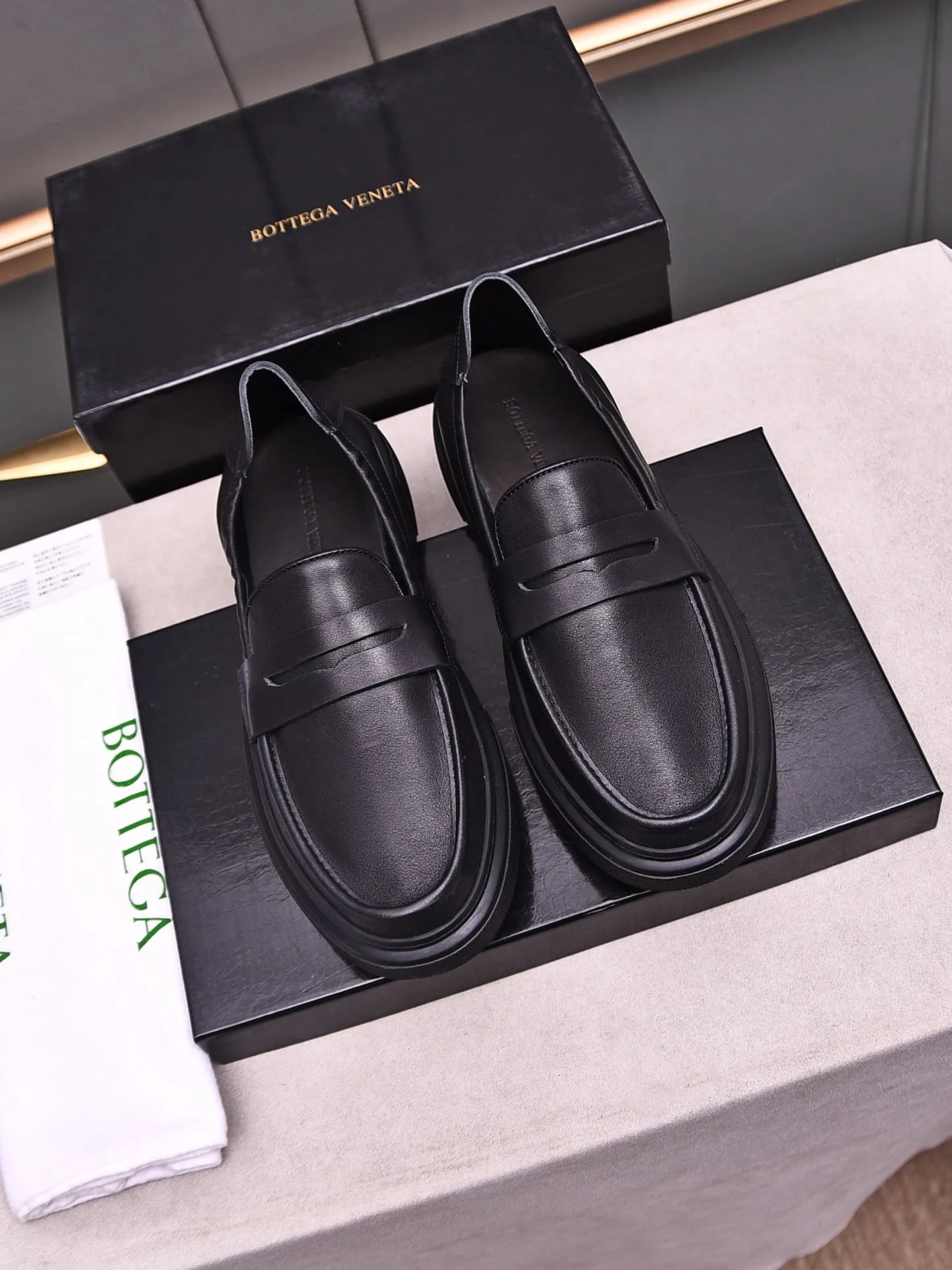 Men's Men's Shoes💰520 [One-step-up] BOTTEG* VENET* - high-end boutique Size: 38-44 (45 customized) BV new product, first-layer cowhide artificially woven classic style and contemporary fashion temperament harmoniously blend, rubber sole is light and flexible, water-dyed cowhide lining! [Taobao, Tmall, and live streaming are the first choices]